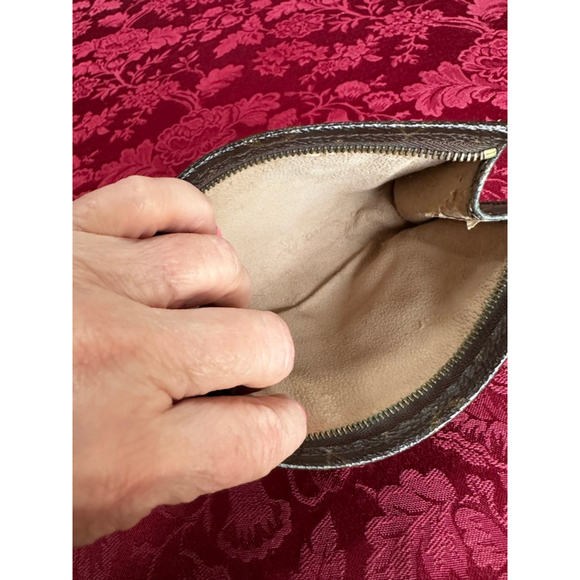 Louis Vuitton Brown Monogram Small Zip Pouch - Picture 6 of 10